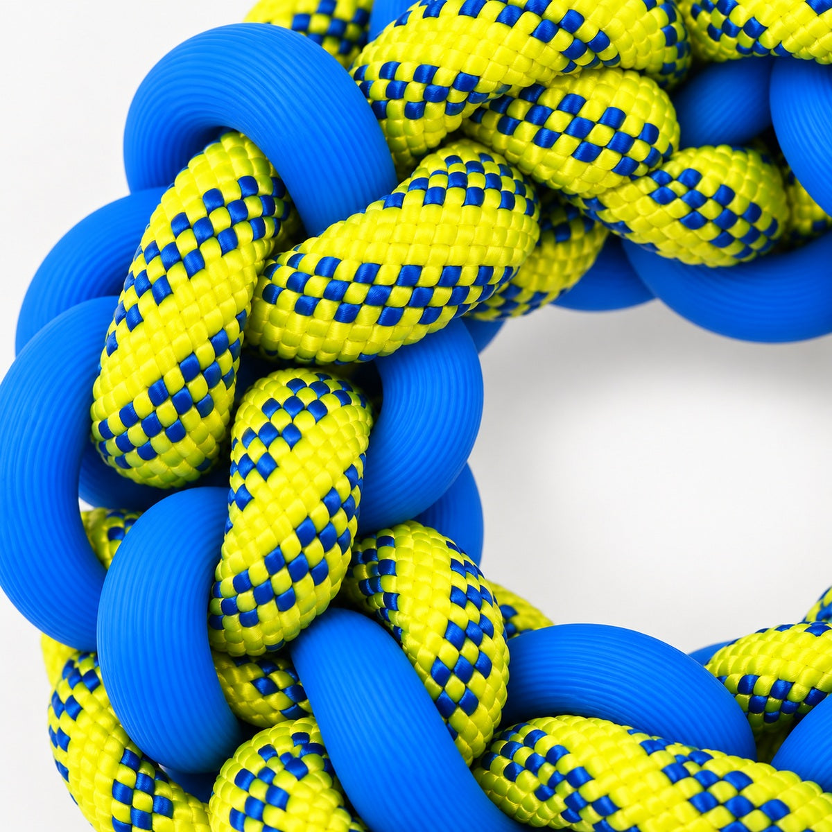 Interlocking loops create texture from every angle.