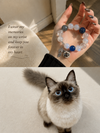Crystal Resin Pendant — Pet Fur Inclusion
