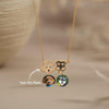 Custom Pet Portrait Necklace – Personalized Pet Photo Pendant with Name Engraving - Nordsprite