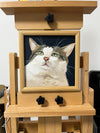 A portrait that makes the room feel like them.