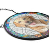 Personalized Stained Glass Window Hanging Suncatcher Custom Photo Portrait Dog Cat Family - Nordsprite